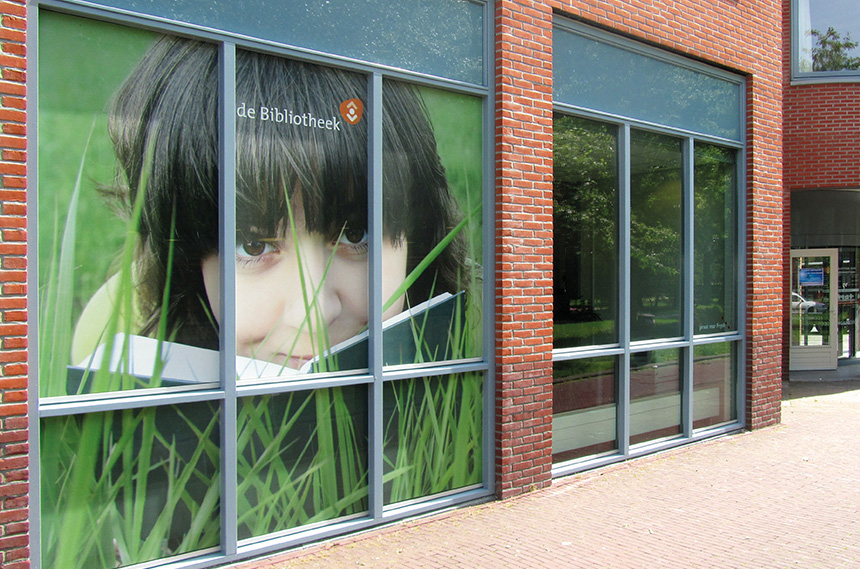Raambelettering - buitenreclame